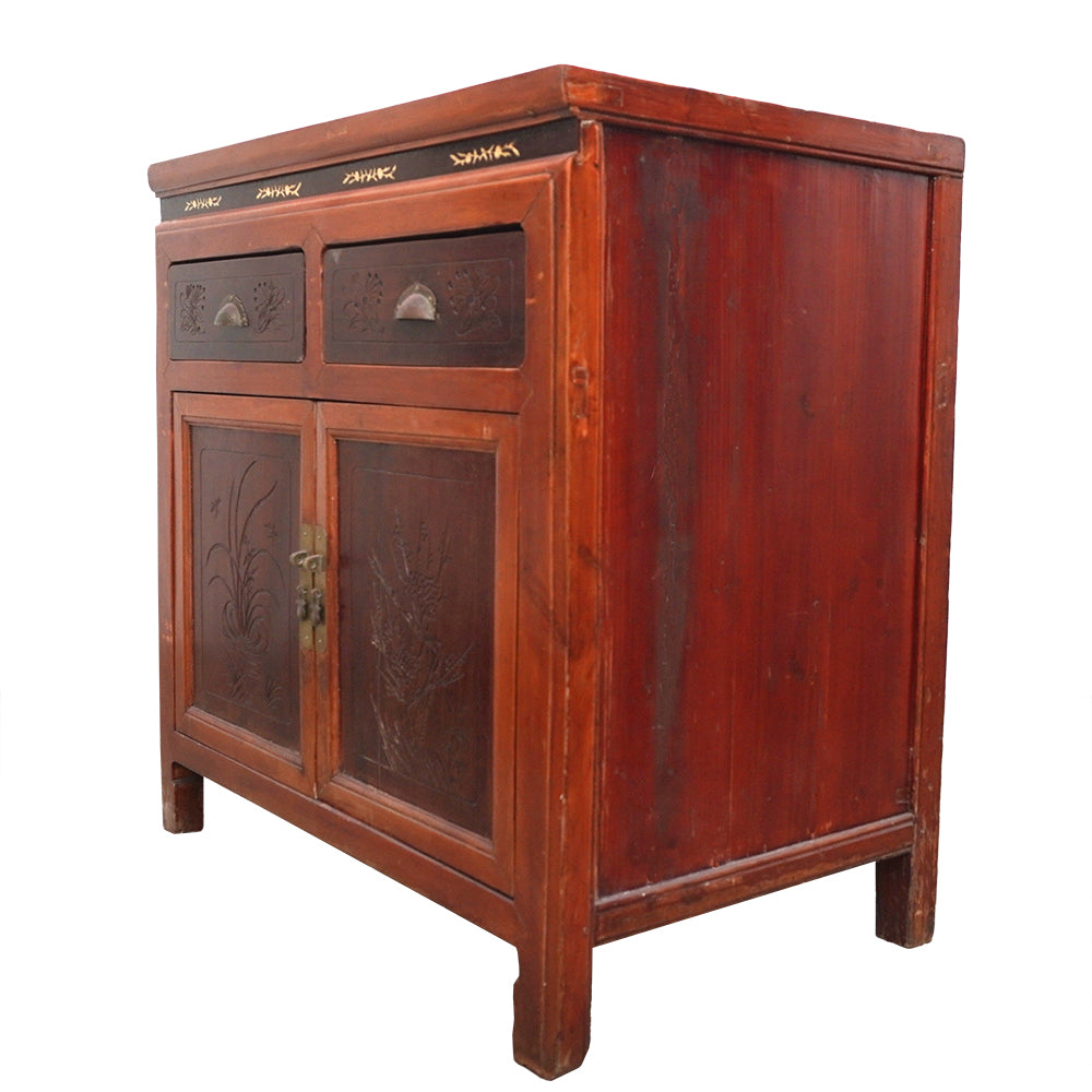 Kommode Sideboard Holz chinesisch antik Schubladen Board Truhe