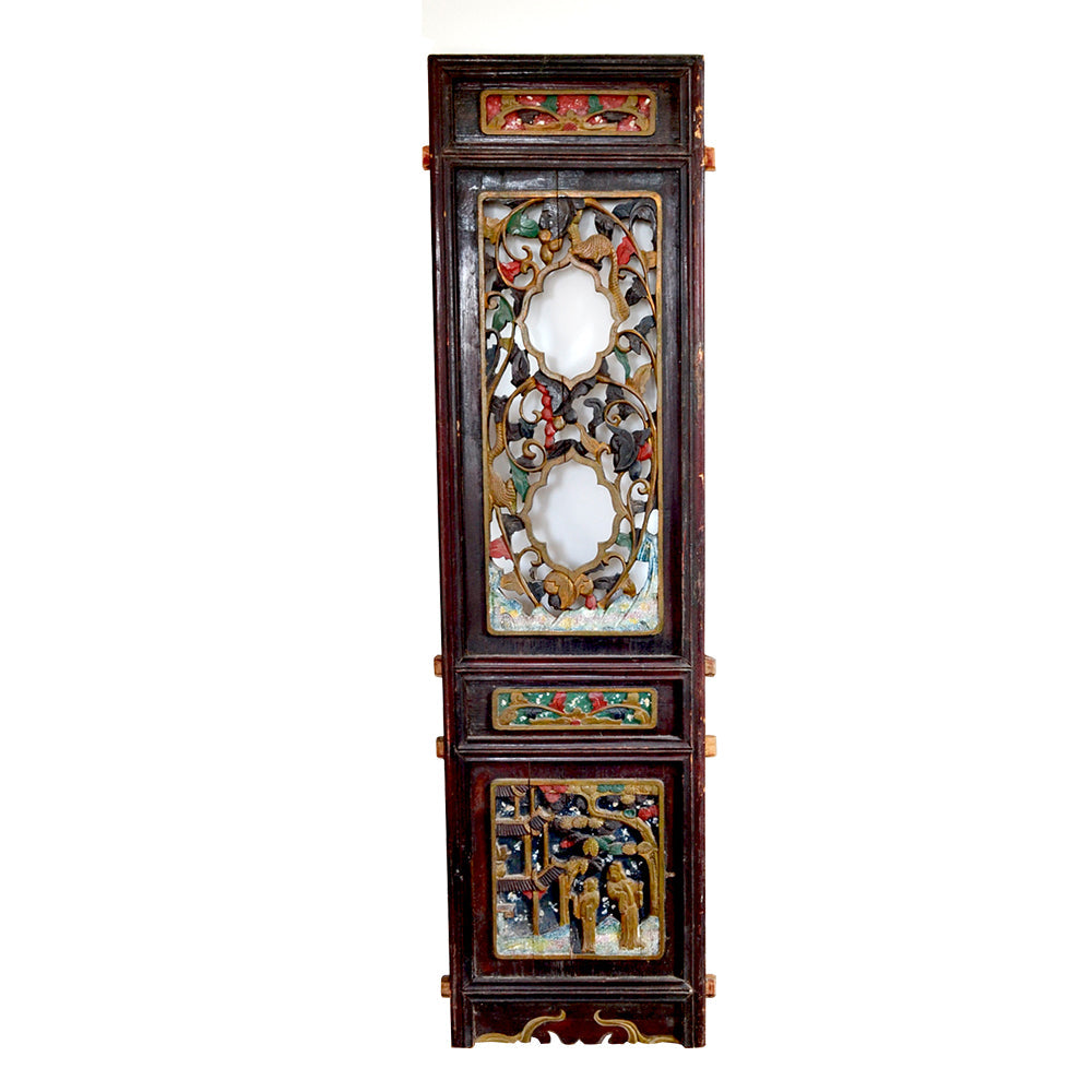 asiatisch Wand Deko Holz Schnitzerei
