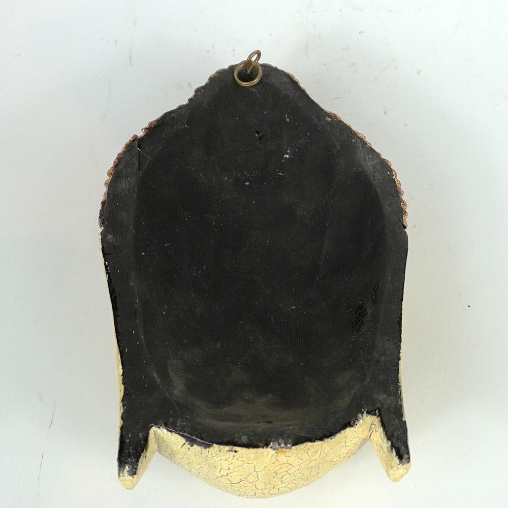 Buddha Statue Buddha Kopf Skulpturen Wand deko zum hängen Holz handgefertigt