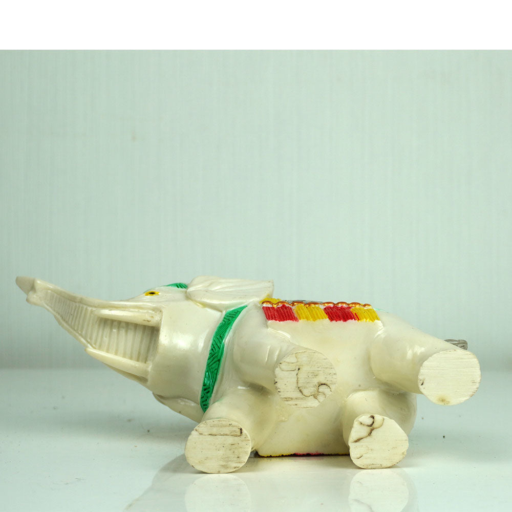 Elefant Statue Glücksbringer thailändisch weiß