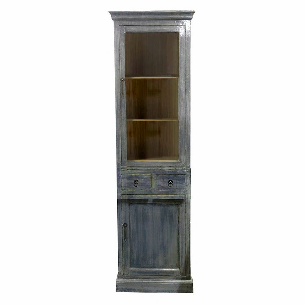 chinesisch antik Vitrine Schmuckvitrine Geschirrvitrine Shabby Chic handgefertigt Unikat