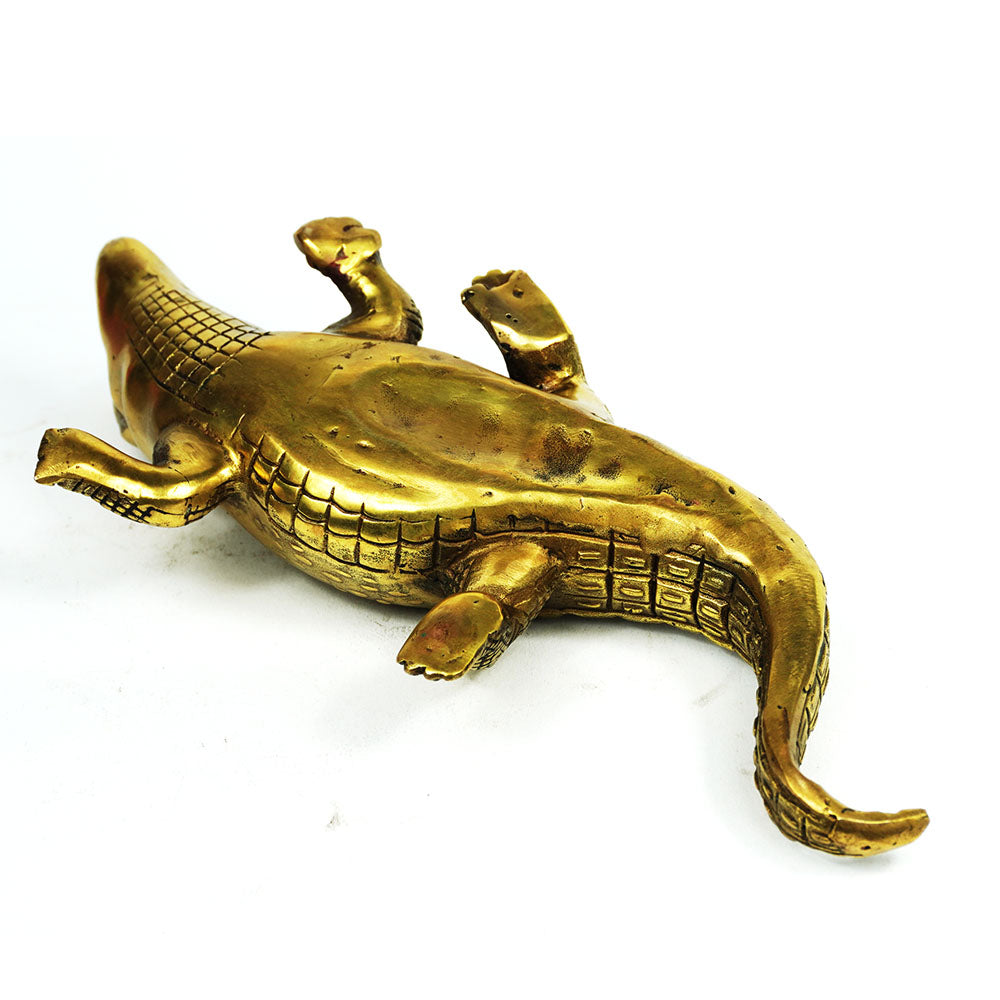 Deko Krokodil Statue messing Home Deko Figur