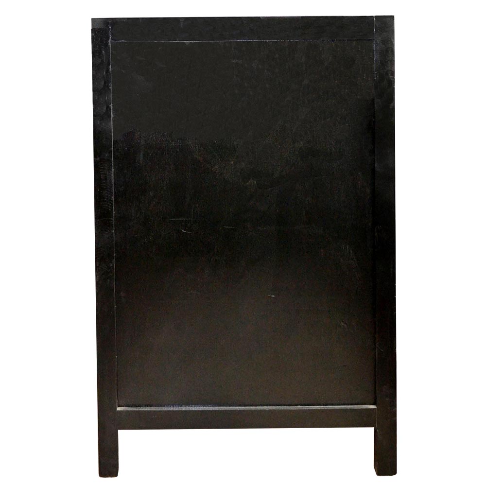 schwarz chinesisch Schrank Buffet aus Holz handgefertigt für Flur Wohnzimmer Bad