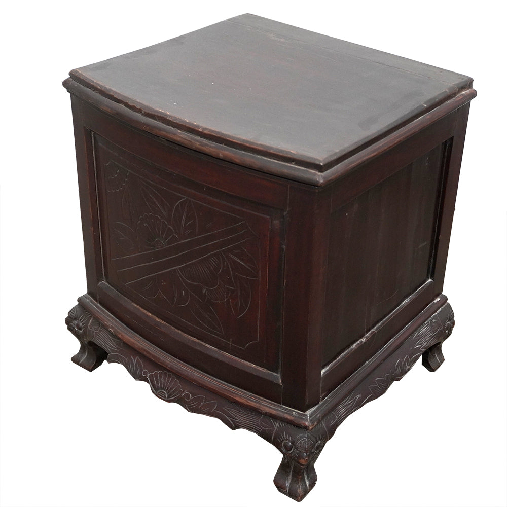 antik chinesische Möbel alt Toilette Truhe Holz