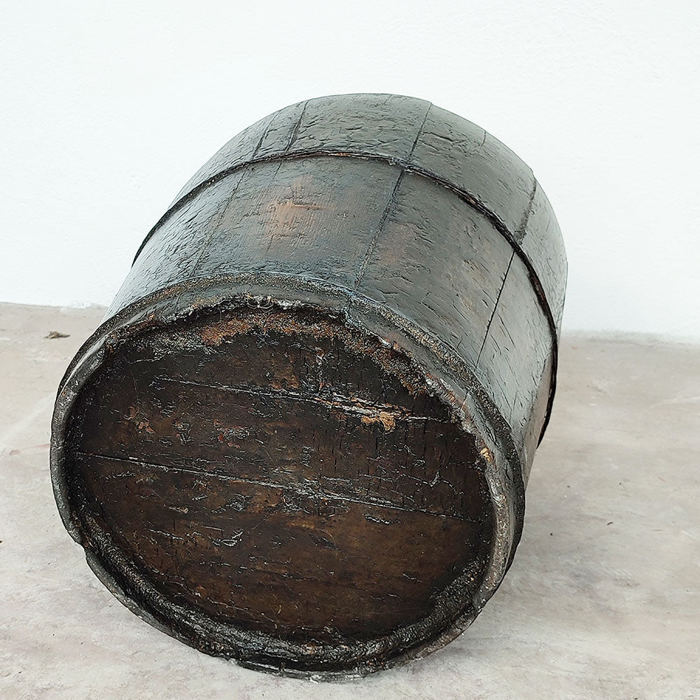 antik Holz Eimer für Home Garten Deko antik chinesisch Stil