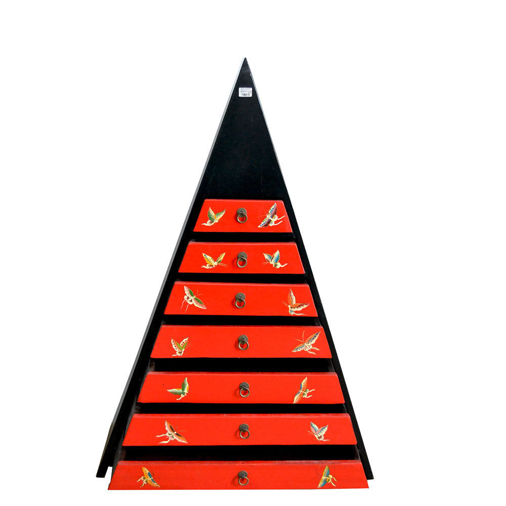 chinesisch Schubladen Schrank Kommode aus Holz handgefertigt Unikat