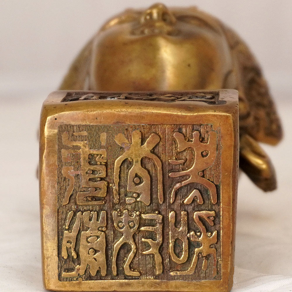 Buddha Statue Guanyin Bodhisattva Mitgefühl Barmherzigkeit Messing handgefertigt Meditation Yoga Feng Shui