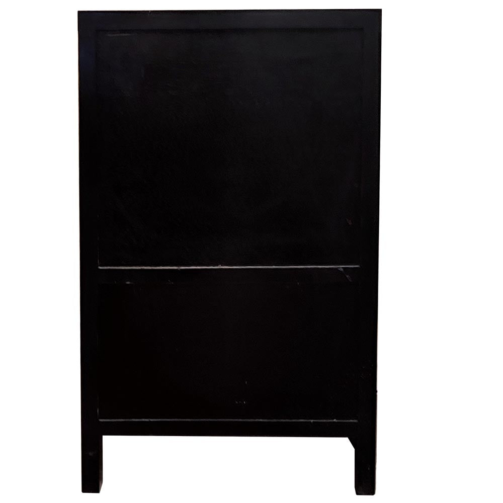 chinesisch Schrank Holz Schuhe Küchen Bad Schwarz