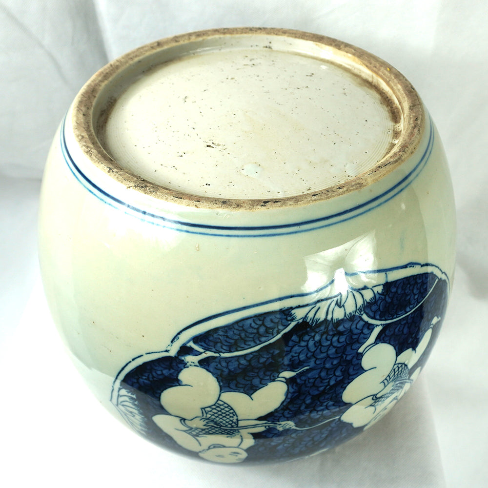 chineisisch Porzellan Deckel Vase traditionell Ingwer Vase