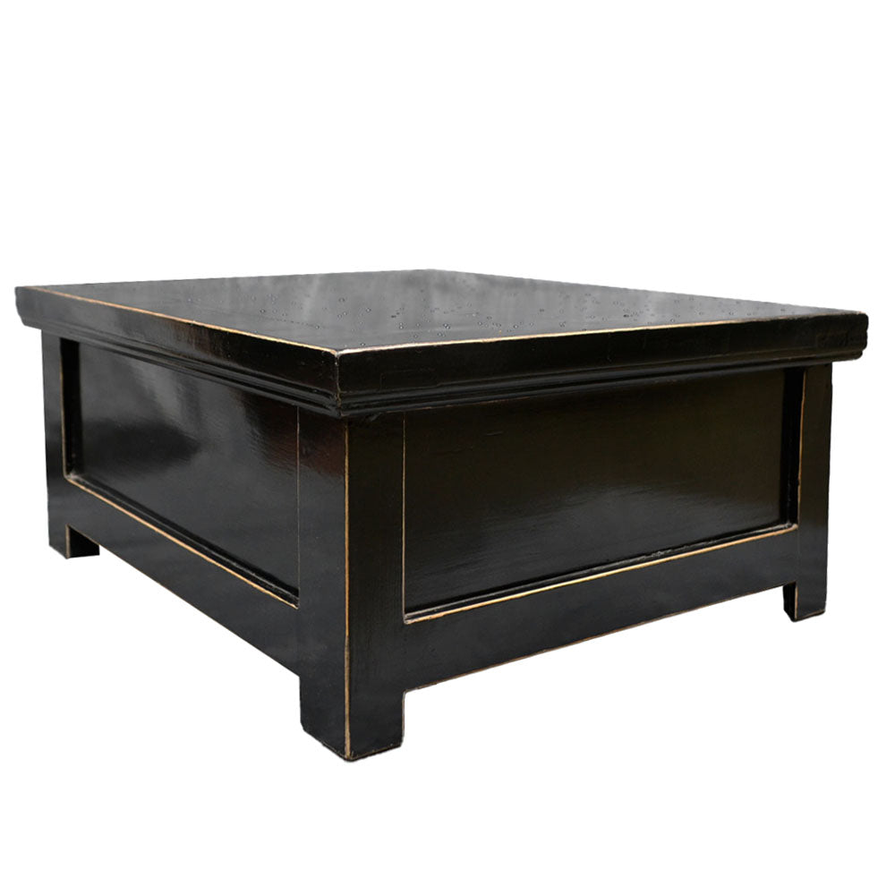 klein Tisch Beistelltisch Bett Tisch Tee schwarz Holz Schubladen