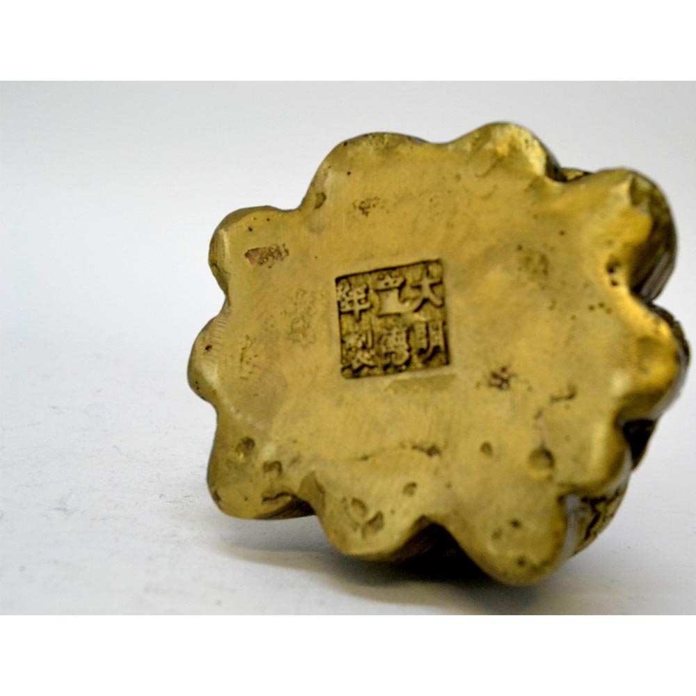 Klapperschlange Statue Messing Schlange Figur Gold Home Deko