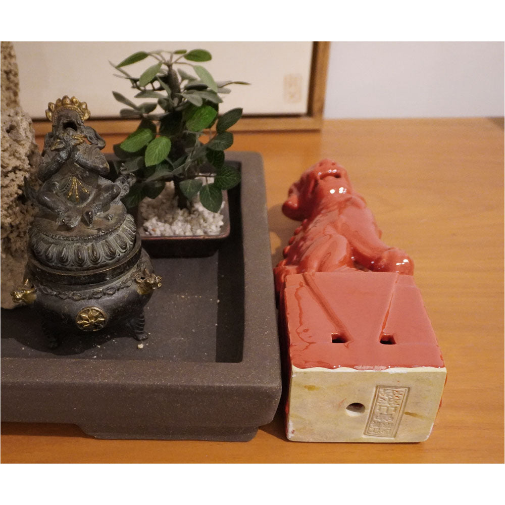 chinesisch Wächterlöwen deko Figure Skulpturen Statuen Fu Hunde Tempellöwen Glück