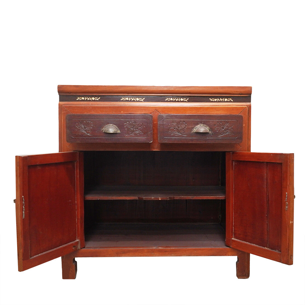 Kommode Sideboard Holz chinesisch antik Schubladen Board Truhe