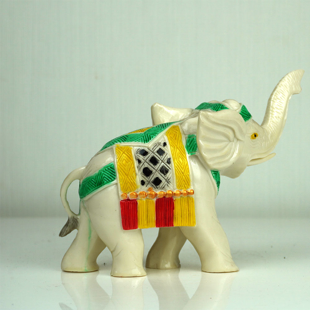Elefant Statue Glücksbringer thailändisch weiß