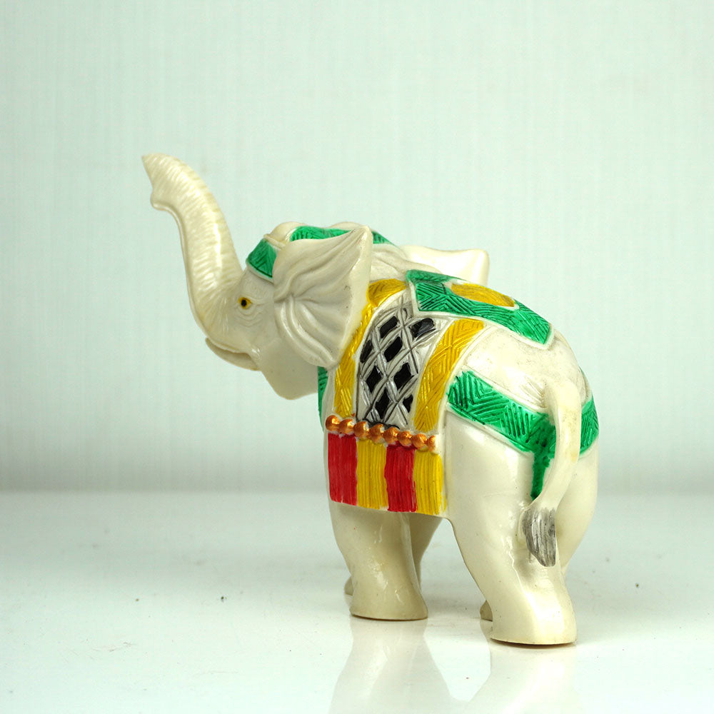 Elefant Statue Glücksbringer thailändisch weiß