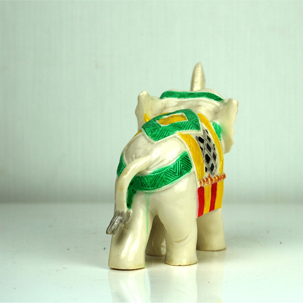 Elefant Statue Glücksbringer thailändisch weiß
