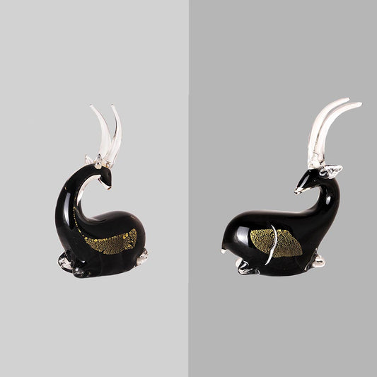 Glastiere Hirsche Skulpturen Hirsche Home Deko