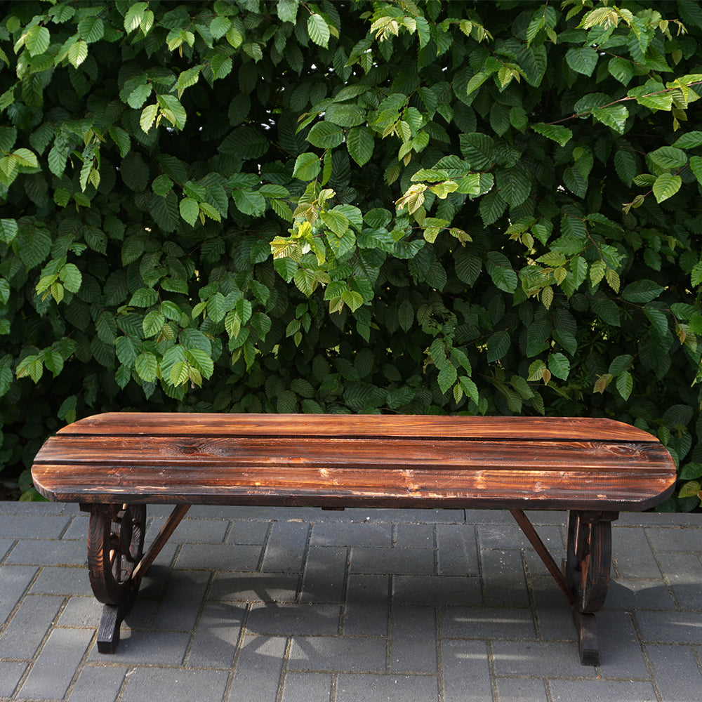 Bank Sitzbank Holz Garten Home