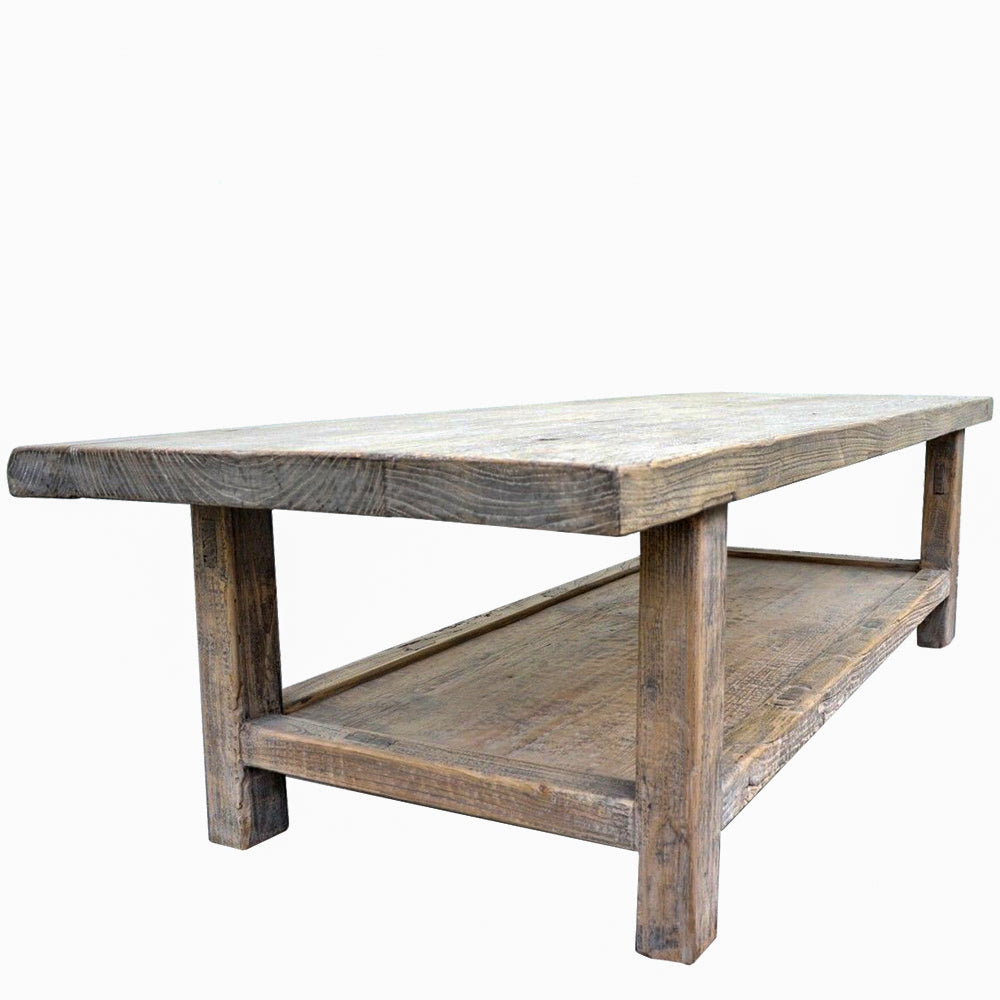 großer Couchtisch naturbelassen massiv Holzhandgefertigt  chinesisch