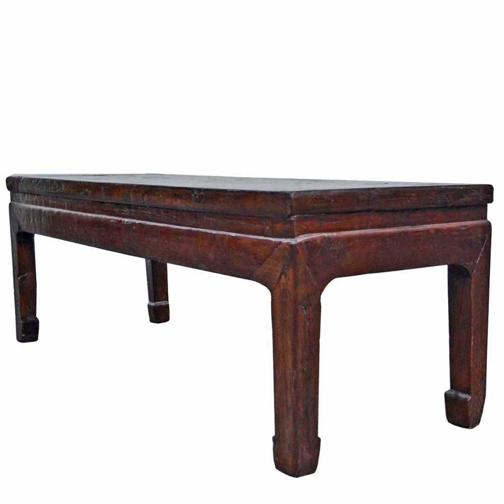 elegant antik gross chinesisch Couchtisch Wohnzimmer Tisch Sofa handgefertigt Sammlerstueck Unikat 178 cm
