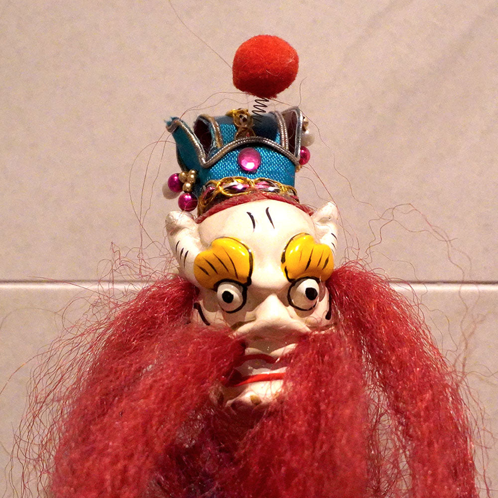 Marionetten Stoff asiatisch Drachen König Handspiel