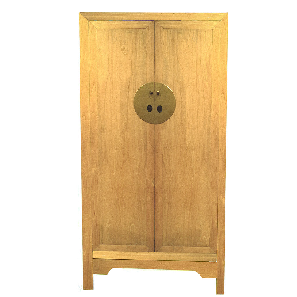 Schrank Natur Holz massiv ohne Lack chinesisch