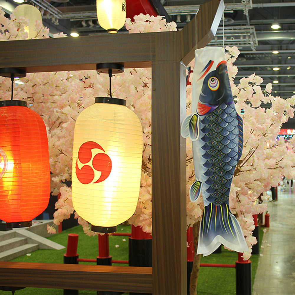 Windspiel Fisch Fahne Karpfen Japan Sushi Garten Deko