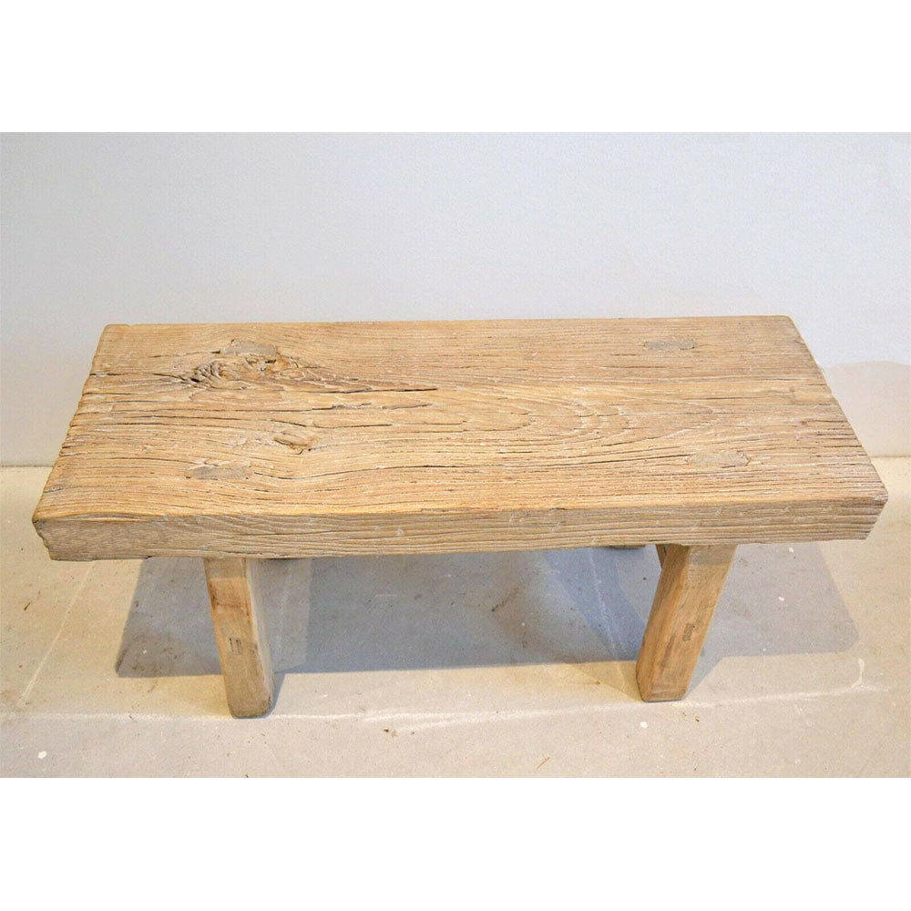 chinesisch Möbel klein Tisch aus massiv Holz natur handgefertigt Couchtisch Beistelltisch