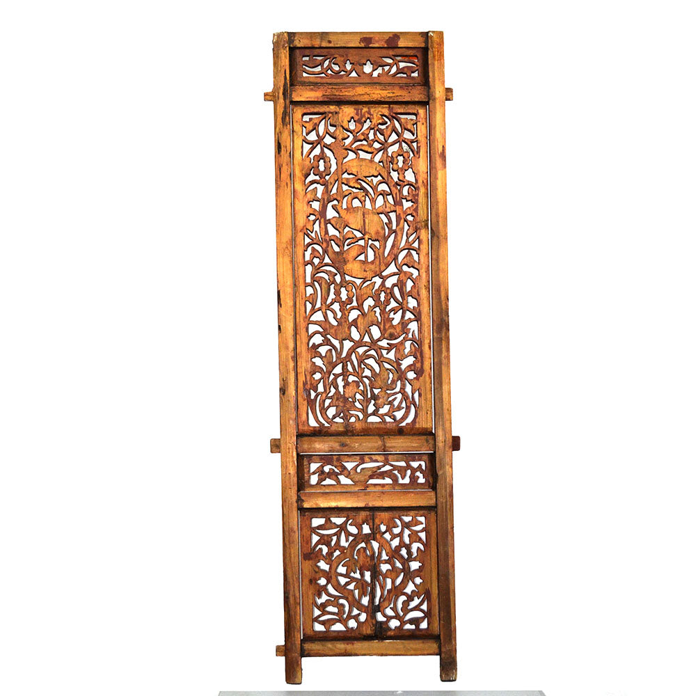 chinesisch Wand Deko Holz Paneel Geschnitz antik