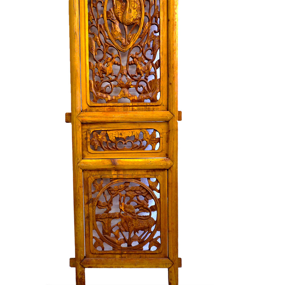 chinesisch Wand Deko Holz Paneel Geschnitz antik