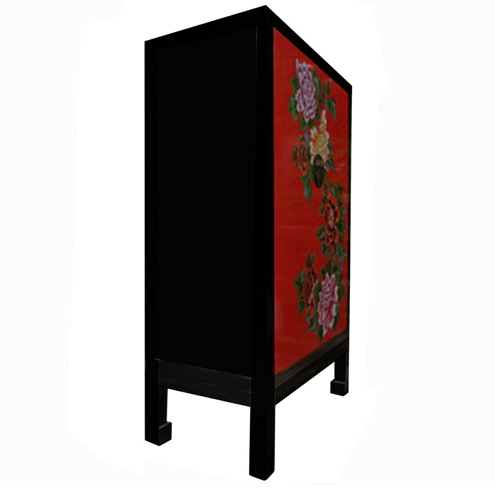 chinesisch Schrank Highboard Buffet Holz Regalböden handgefertigt