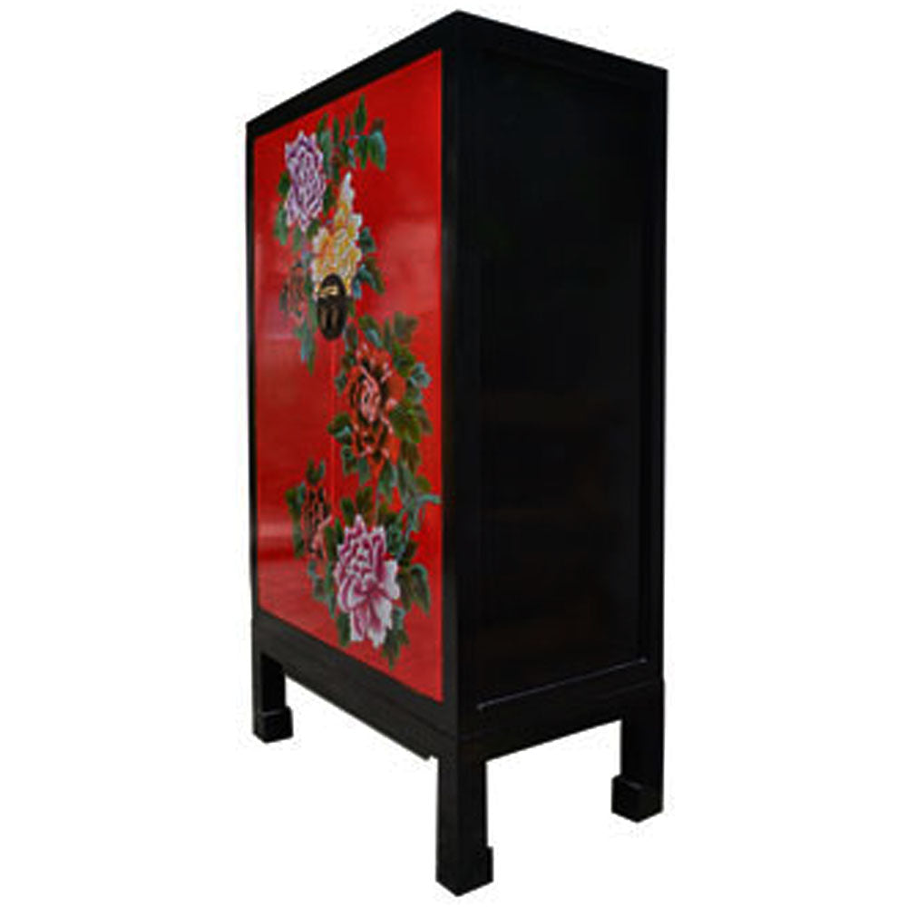 chinesisch Schrank Highboard Buffet Holz Regalböden handgefertigt