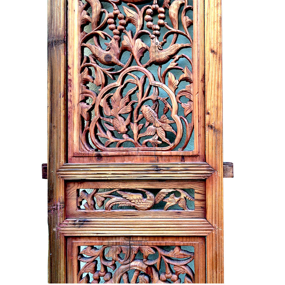 chinesisch Holz Schnitzerei Wand deko aus Holz antik