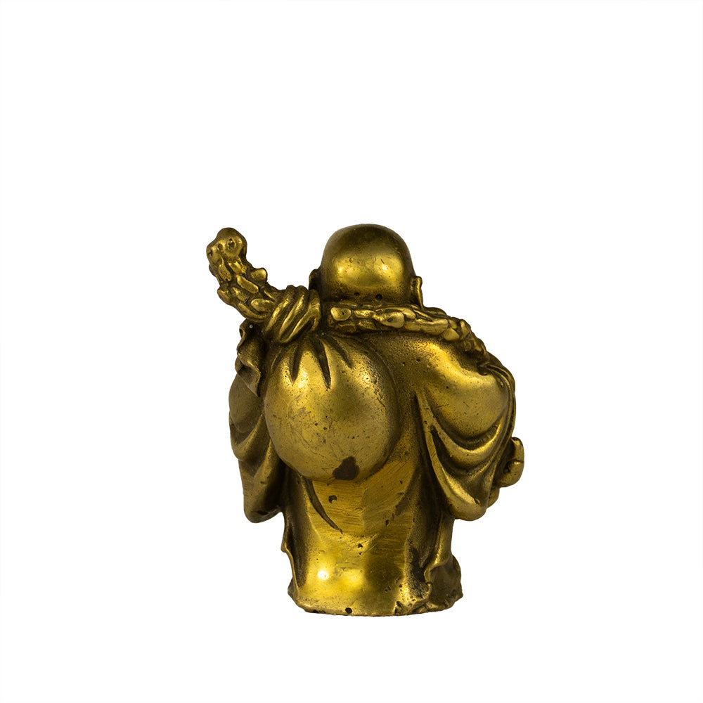 chinesisch Lucky Buddha Messing happy dickbauchig Zufriedenheit Wohlstand lachen