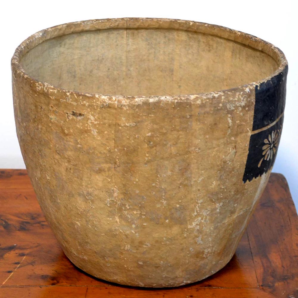 traditionell chinesische Aufbewahrung Korb Schale aus Papier antik Nr.13