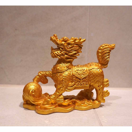 chinesisch Feng Shui Statue Reichtum Glück Bringer Qi Lin