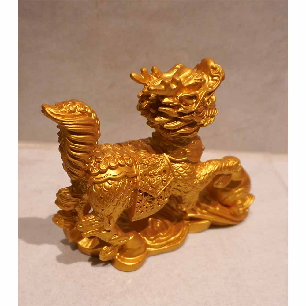 chinesisch Feng Shui Statue Reichtum Glück Bringer Qi Lin