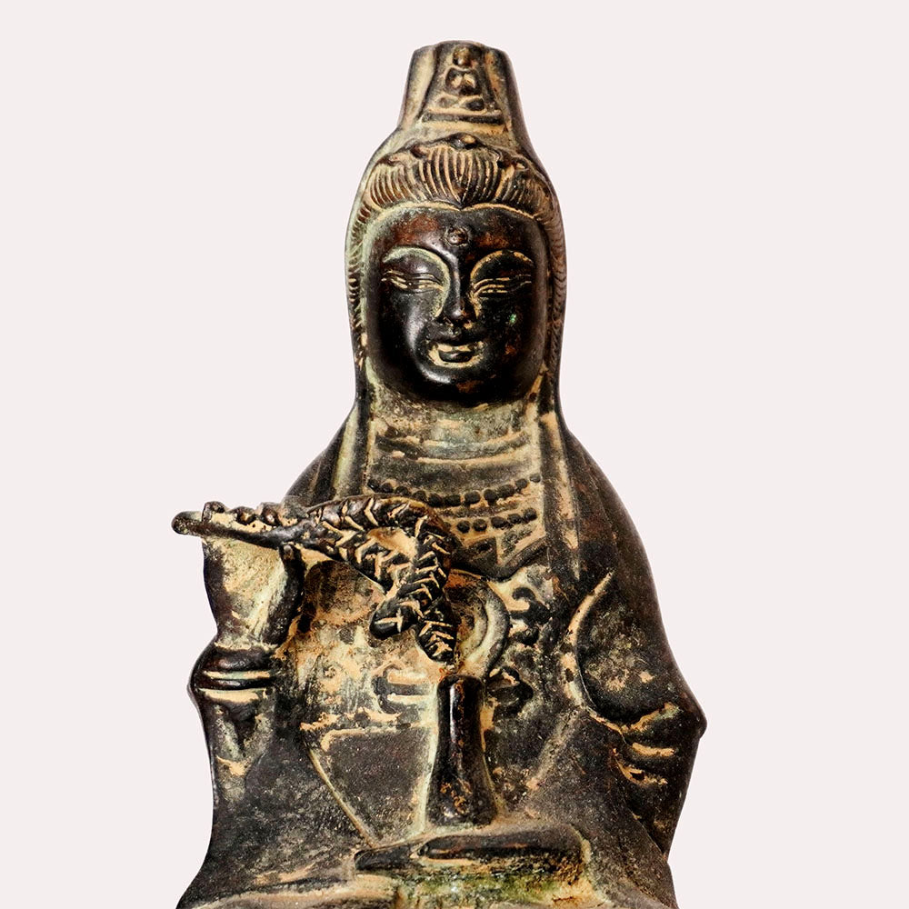 Buddha Statue Guanyin Bodhisattva Figur aus Bronze