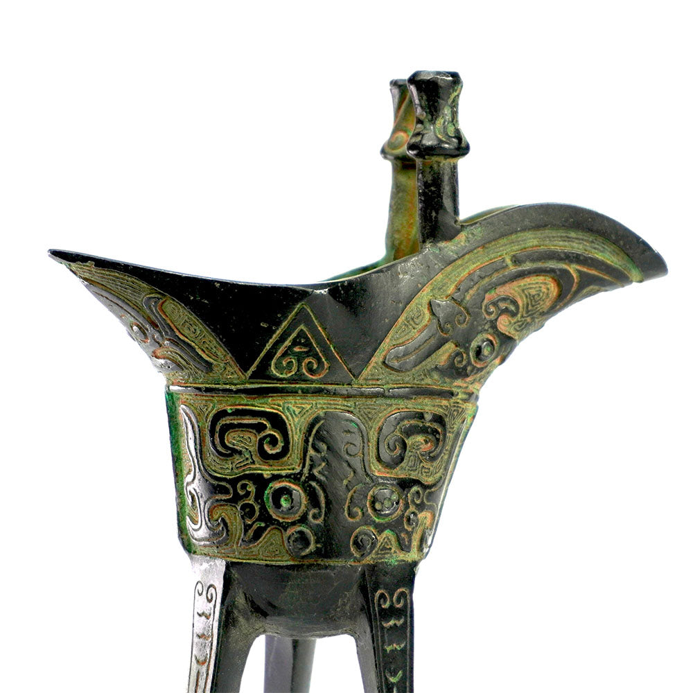 chinesisch Wein Becher Retro Metall