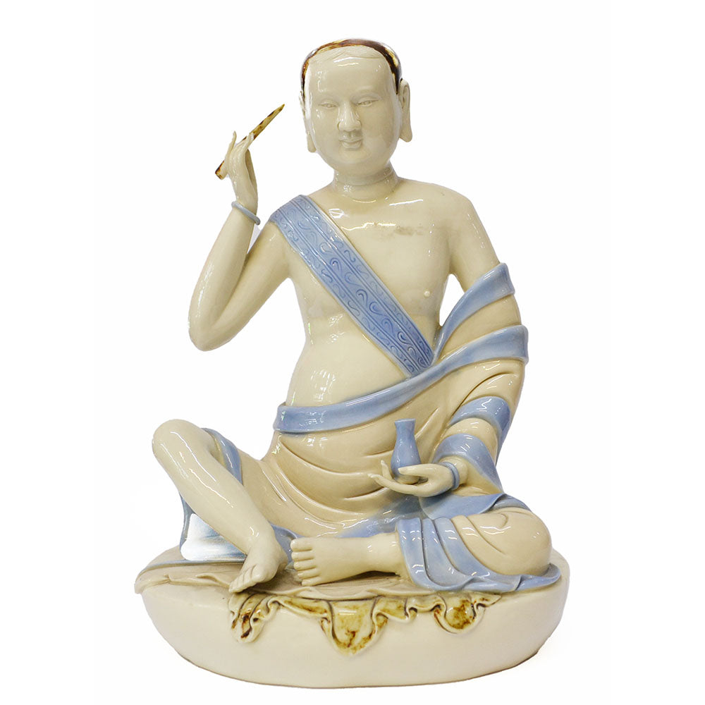 tibetischer Musik Buddha Figur Porzellan Meditation Dichter