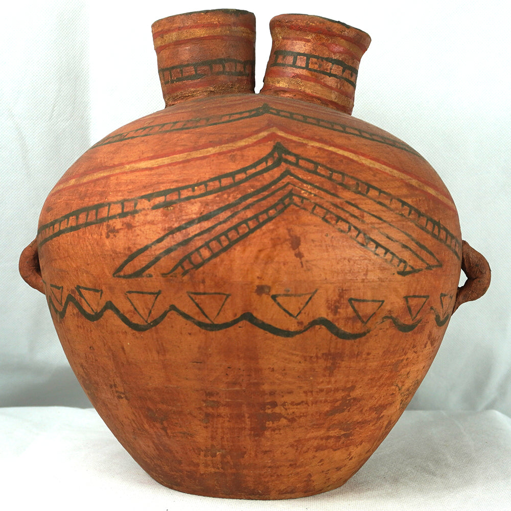 chinesisch Vase Terrakotta Deko indoor Home asiatisch antil Stil
