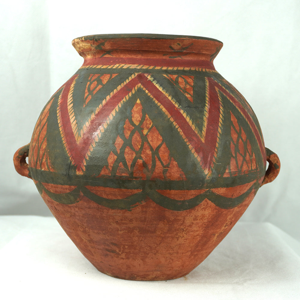 Ton Vase chinesisch retro Terrakotta Zimmer Deko antik Stil