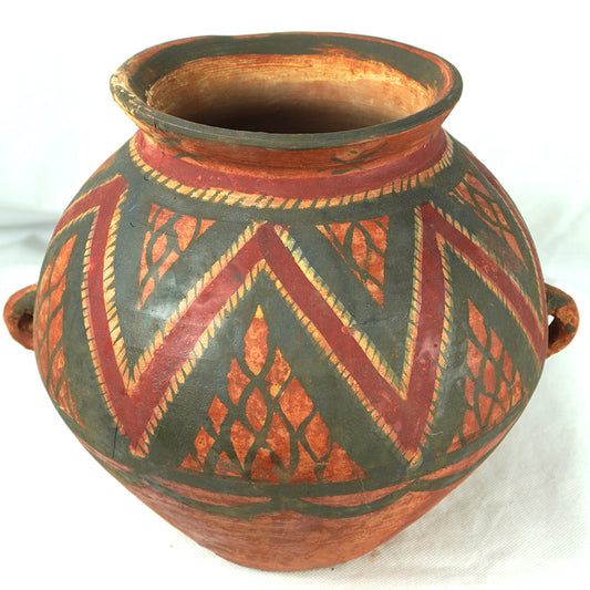 Ton Vase chinesisch retro Terrakotta Zimmer Deko antik Stil