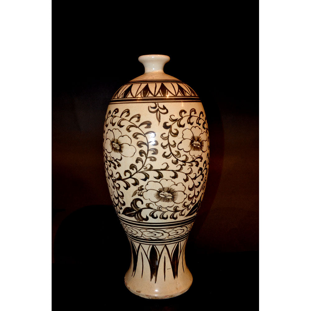 chinesisch Porzellan Vase antik Blumen Stil Deko Vase