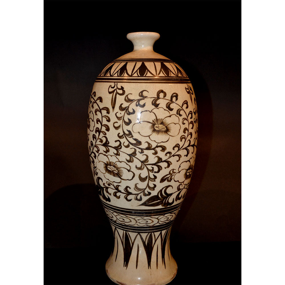 chinesisch Porzellan Vase antik Blumen Stil Deko Vase