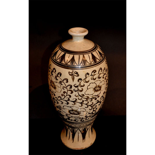 chinesisch Porzellan Vase antik Blumen Stil Deko Vase