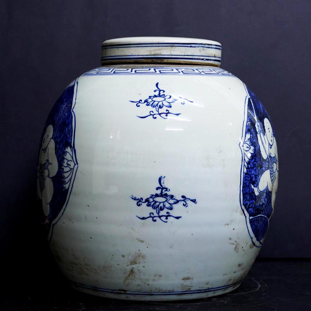 chineisisch Porzellan Vase traditionell Ingwer Vase
