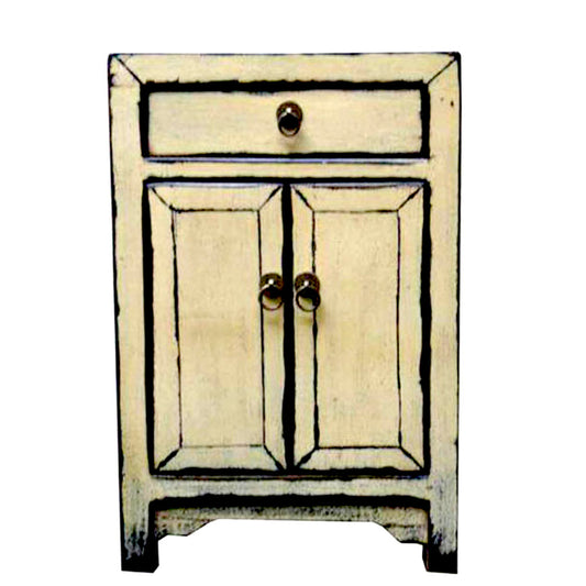 klein chinesisch Schrank Nachttisch aus Holz Shabby Chic handgefertigt