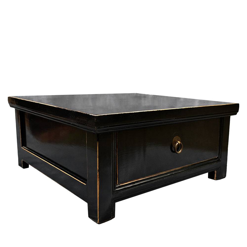 klein Tisch Couchtisch Laptop Tisch handgefertigt Holz schwarz Bestelltisch chinesisch möbel