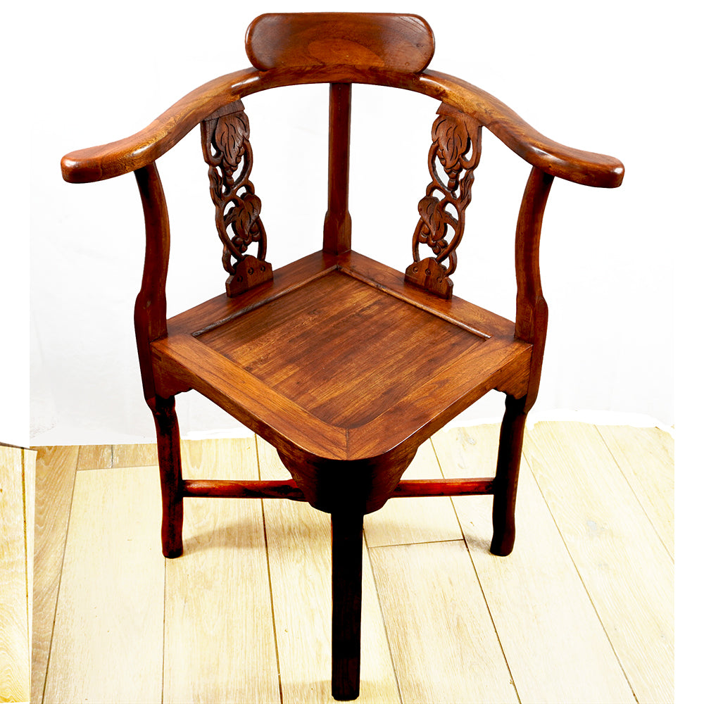Stuhl Sessel massivholz chinesisch antik Stil mit Lehnen